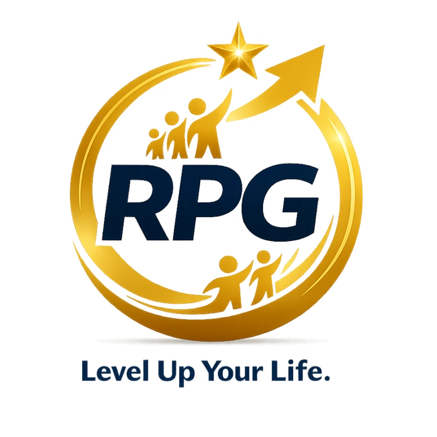 RPGアカデミー ロゴ｜Level Up Your Life
